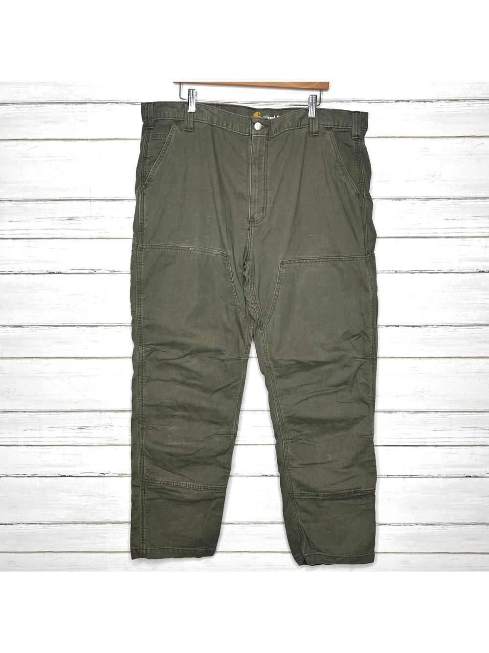 Carhartt Relaxed Fit Utility Work Pants Brown Size 42x32